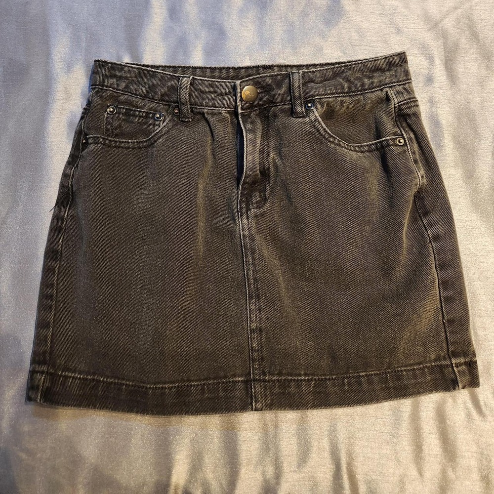 Black Mini Skirt Forever‎ 21 Denim